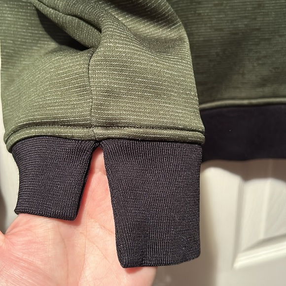 🦾Under Armour Cold Gear Men’s Pullover Sweatshirt Hoodie XL Dark Green - Picture 8 of 16